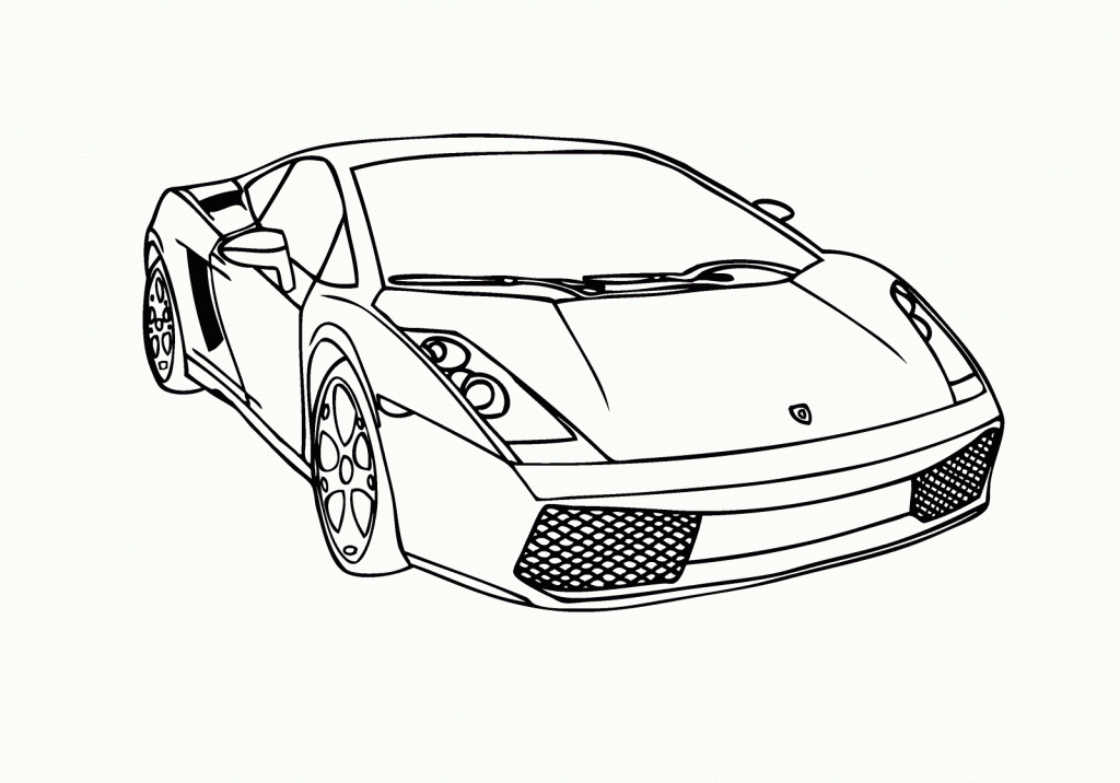 Free Printable Race Car Coloring Pages For Kids