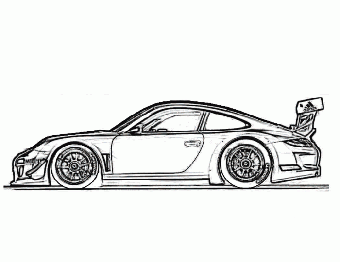 Free Printable Race Car Coloring Pages For Kids