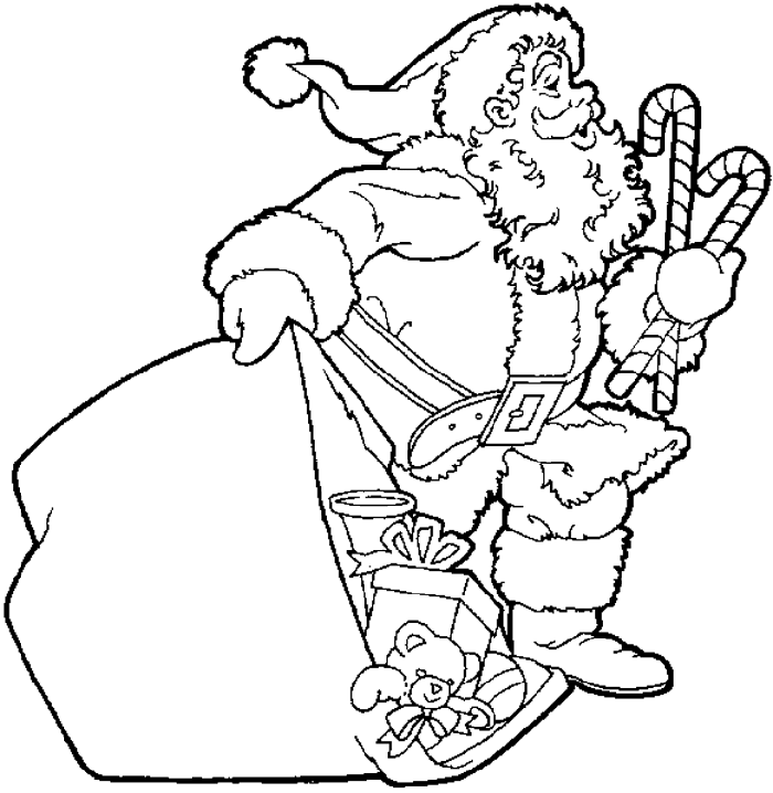 santa around world coloring pages - photo #28