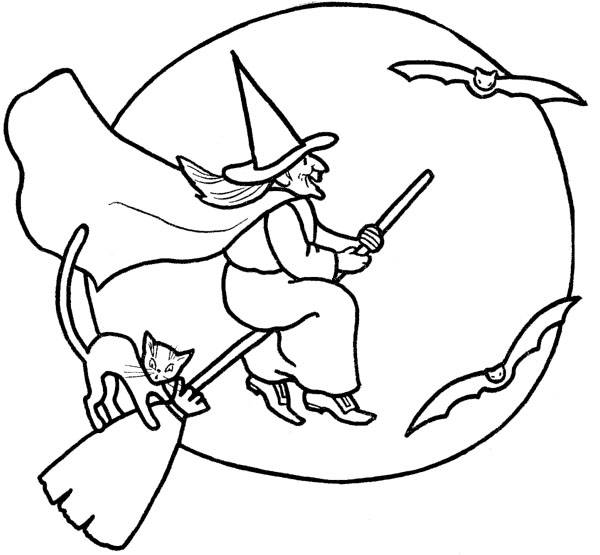 halloween childrens coloring pages - photo #24