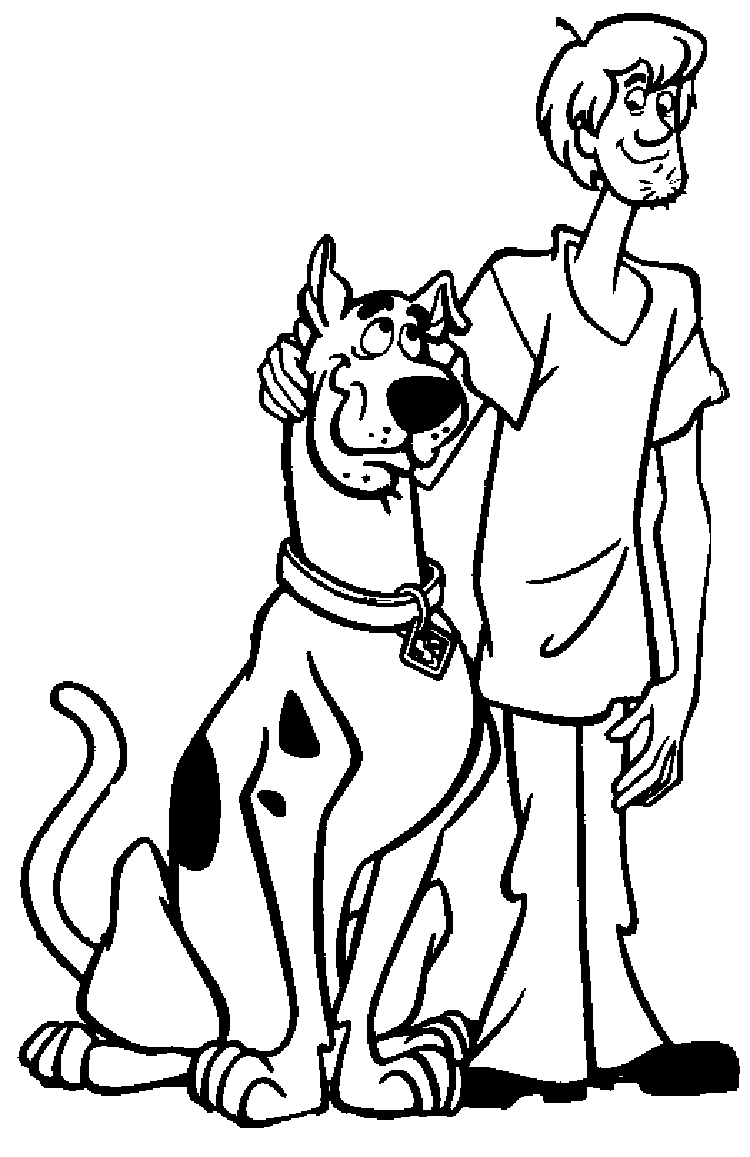 Free Printable Scooby Doo Coloring Pages For Kids