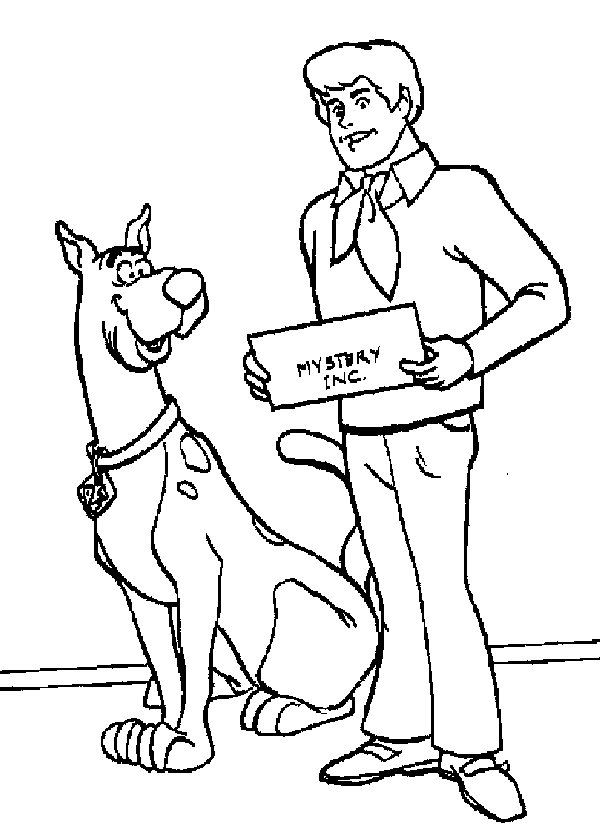 scooby coloring pages to print - photo #13