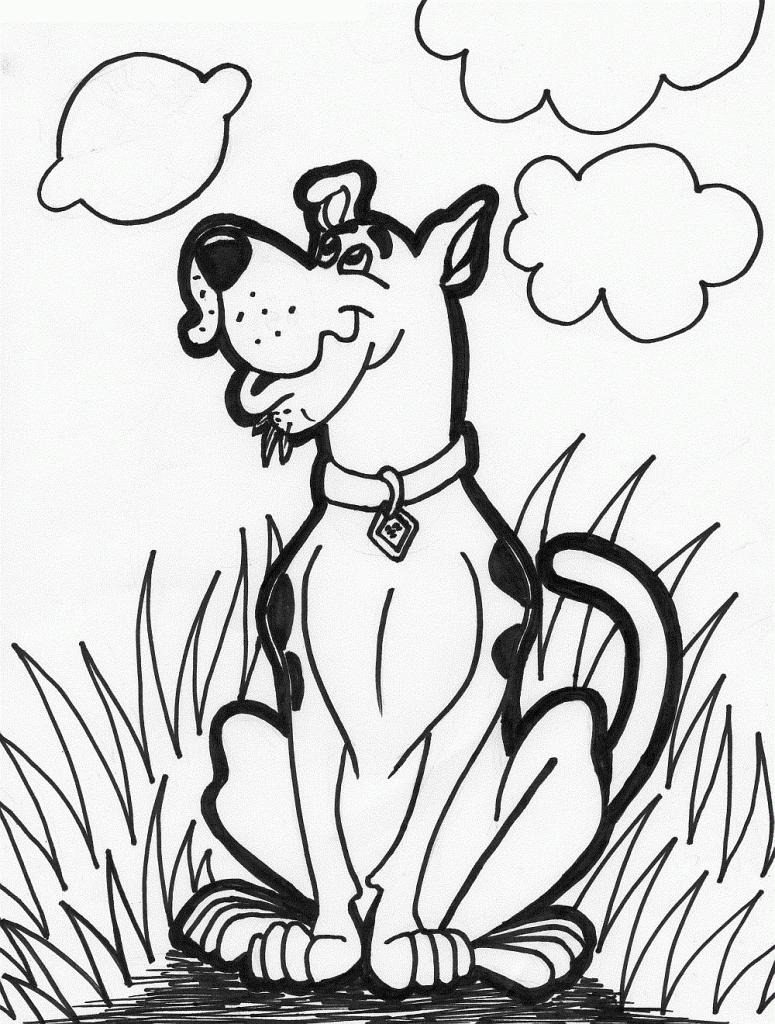 scooby doo halloween coloring pages - photo #25