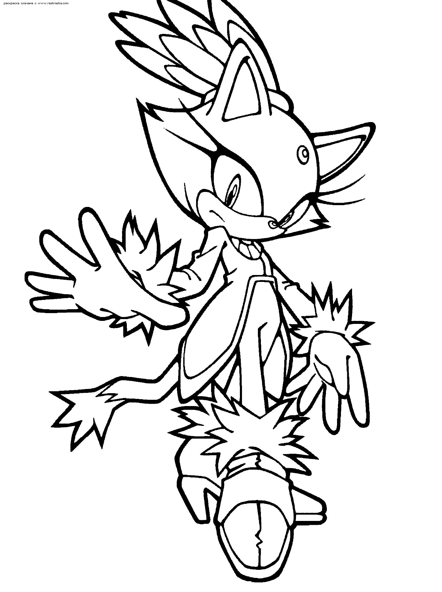 yellow sonic printable coloring pages - photo #37