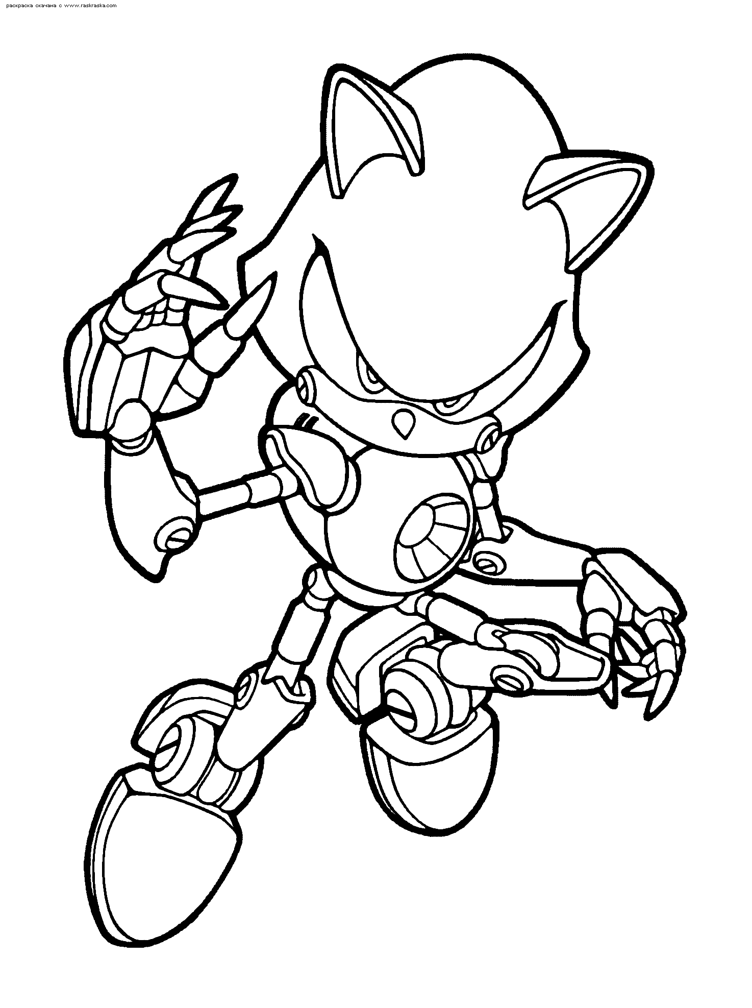 yellow sonic printable coloring pages - photo #33