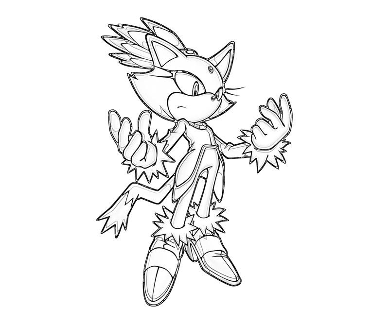 yellow sonic printable coloring pages - photo #43