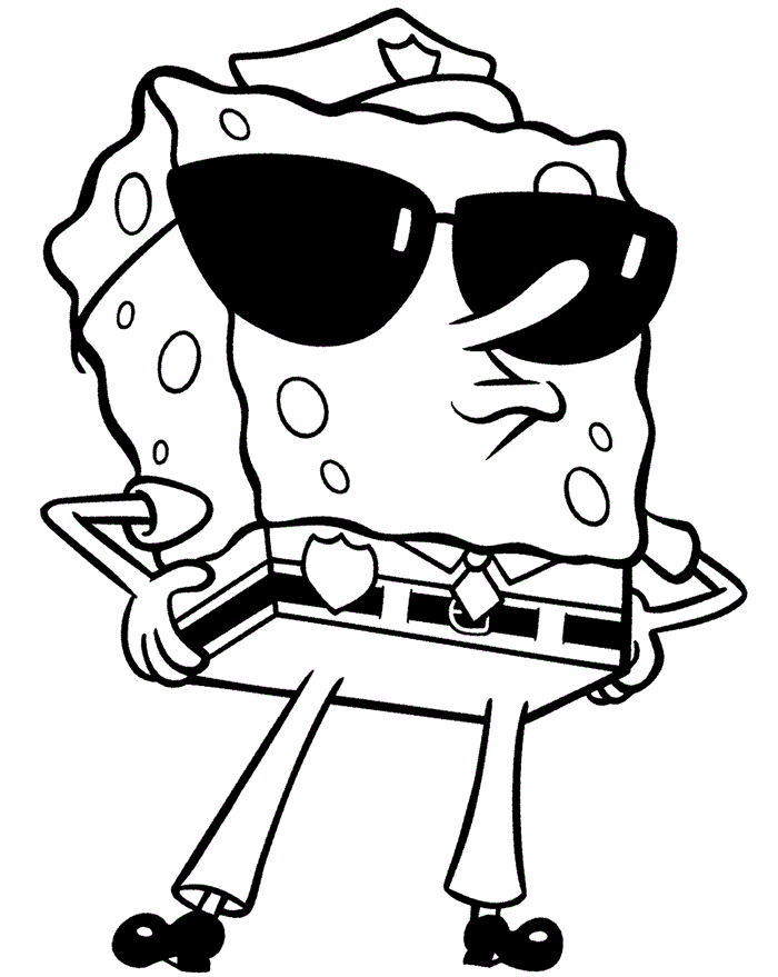 coloring pages of sopngebob - photo #27