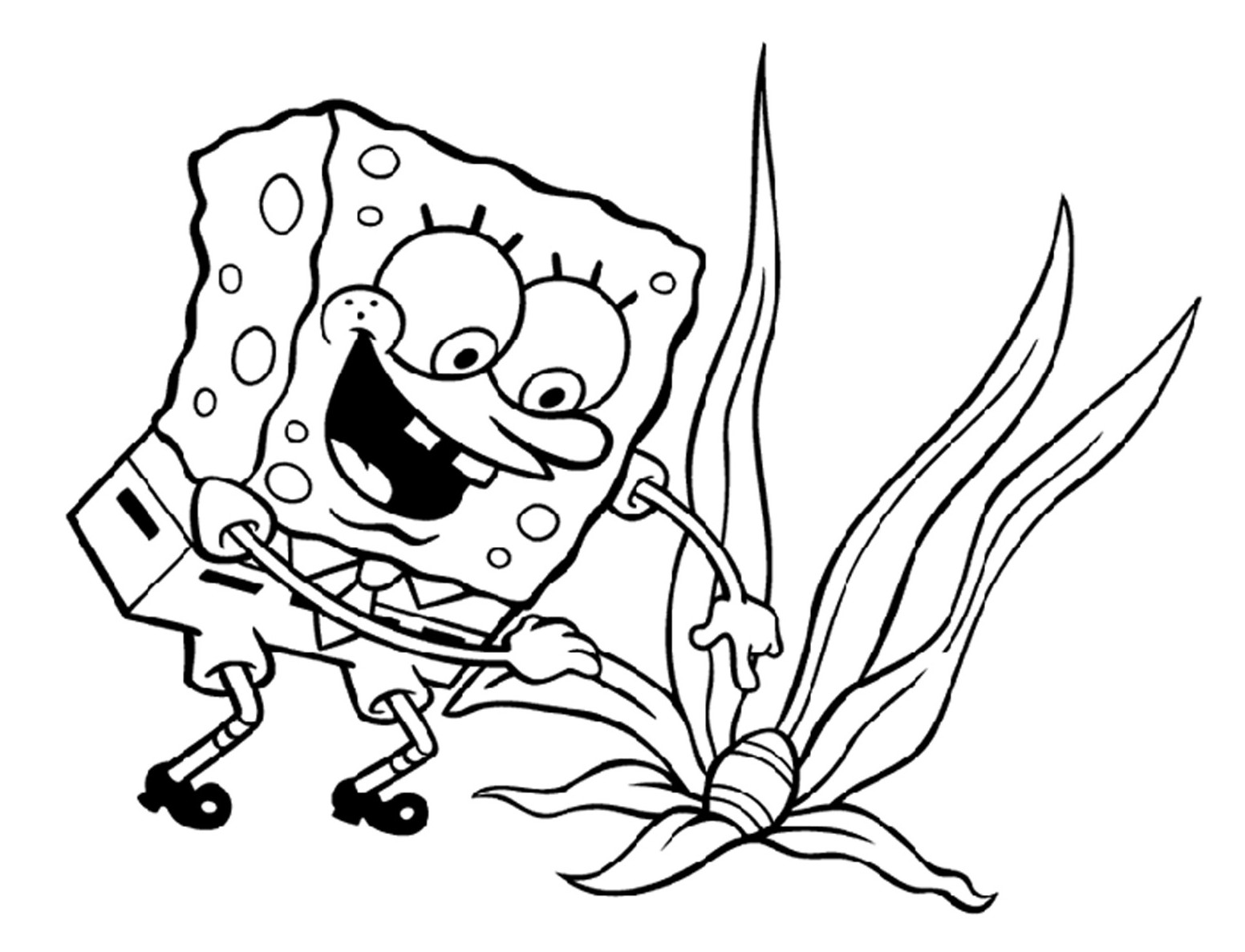 spongebob coloring pages to print - photo #1