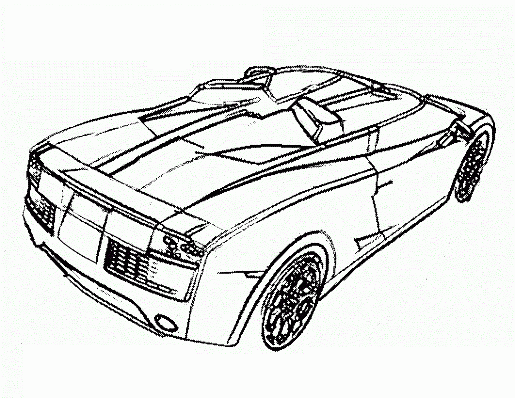 Sports Car Coloring Pages - Free Printable Coloring Page Collections