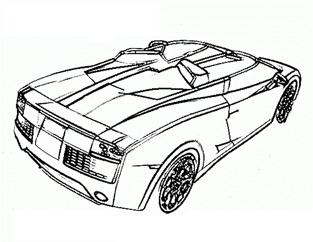 Sports Car Coloring Pages