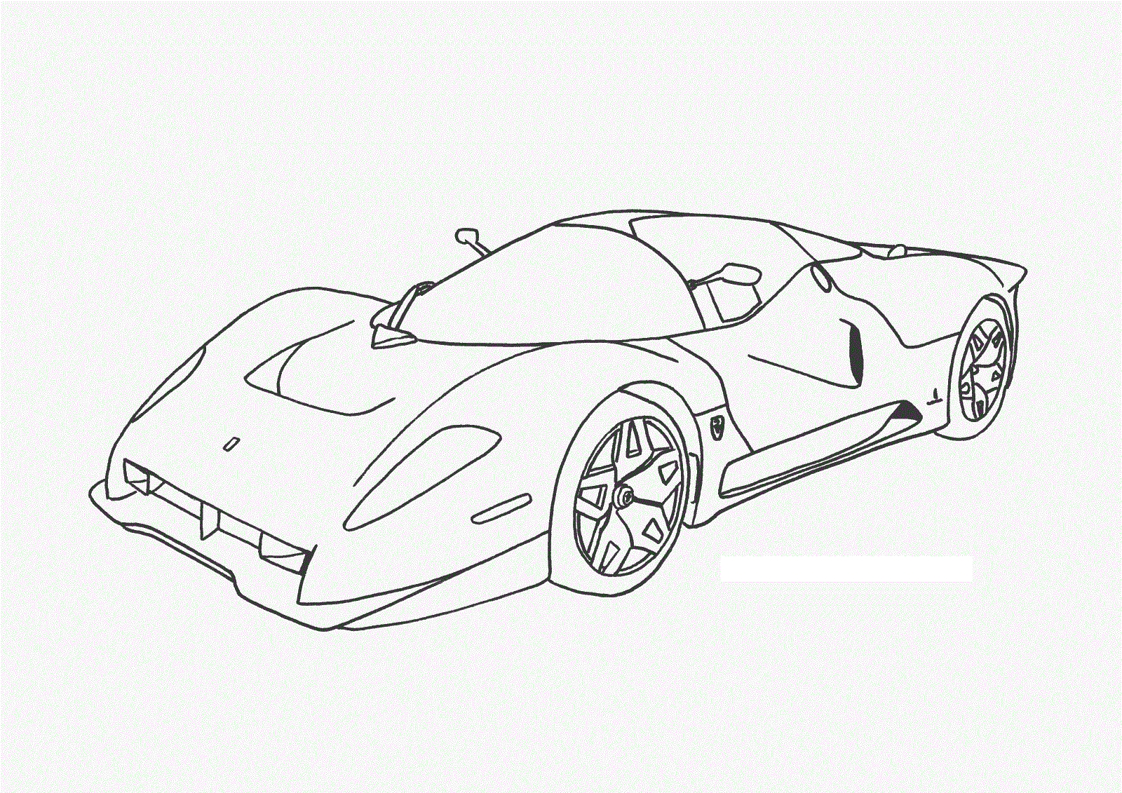 Sports Cars Coloring Pages