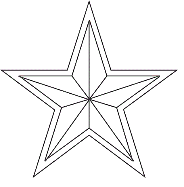 printable coloring stars pages - photo #11