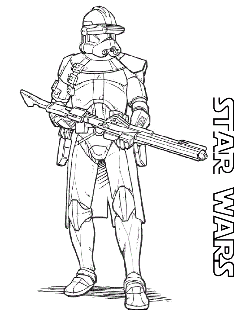 Star Wars Coloring Pages Free Printable