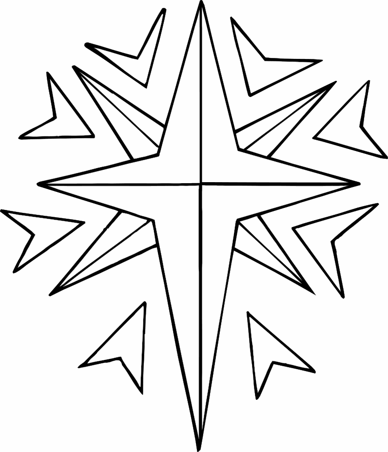 printable coloring stars pages - photo #21