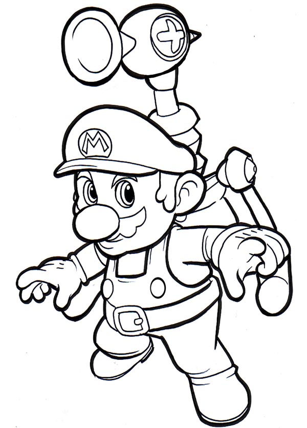 mairo coloring pages - photo #10