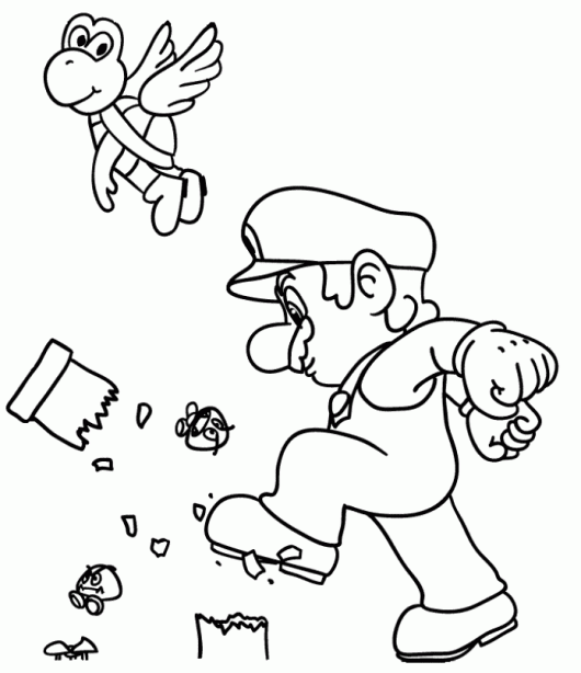 yoshi coloring pages for kids - photo #32