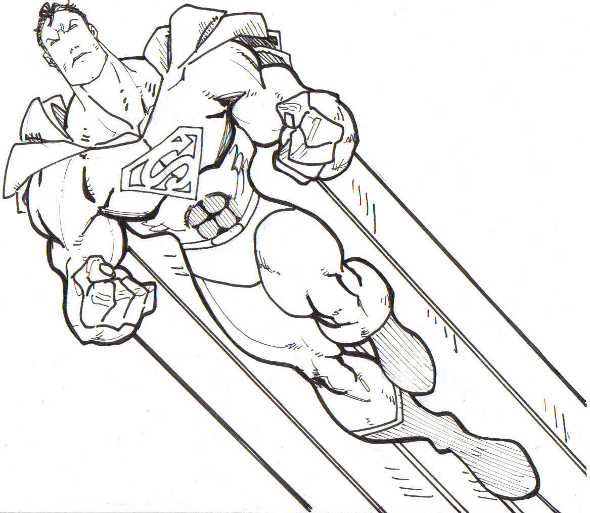 Superman Coloring Pages