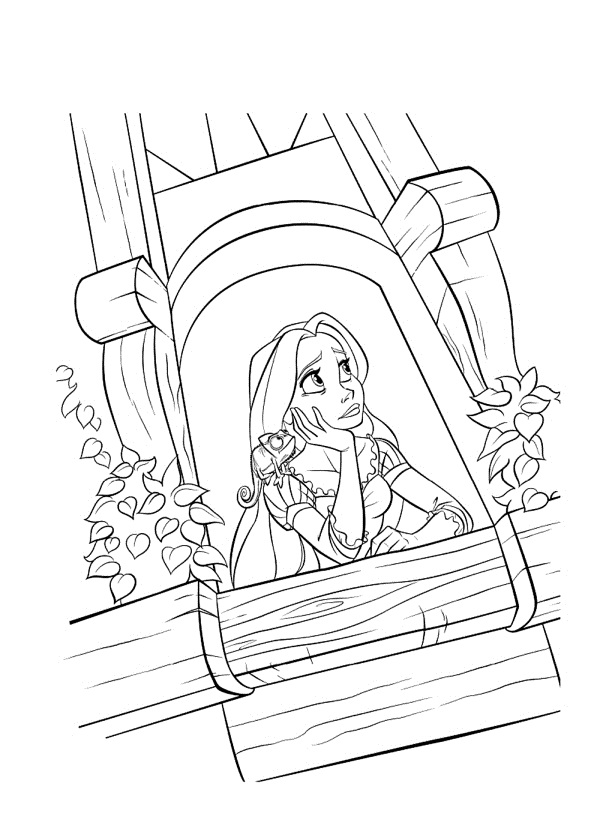 tangled pascal coloring pages - photo #29