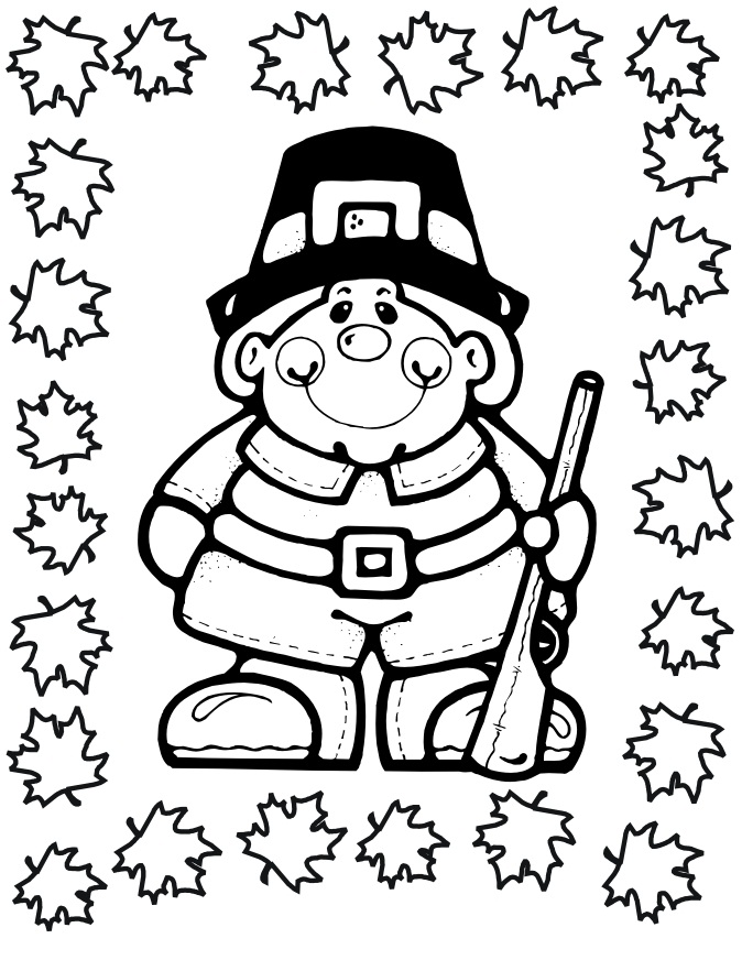 thanksgiving children coloring pages - photo #37