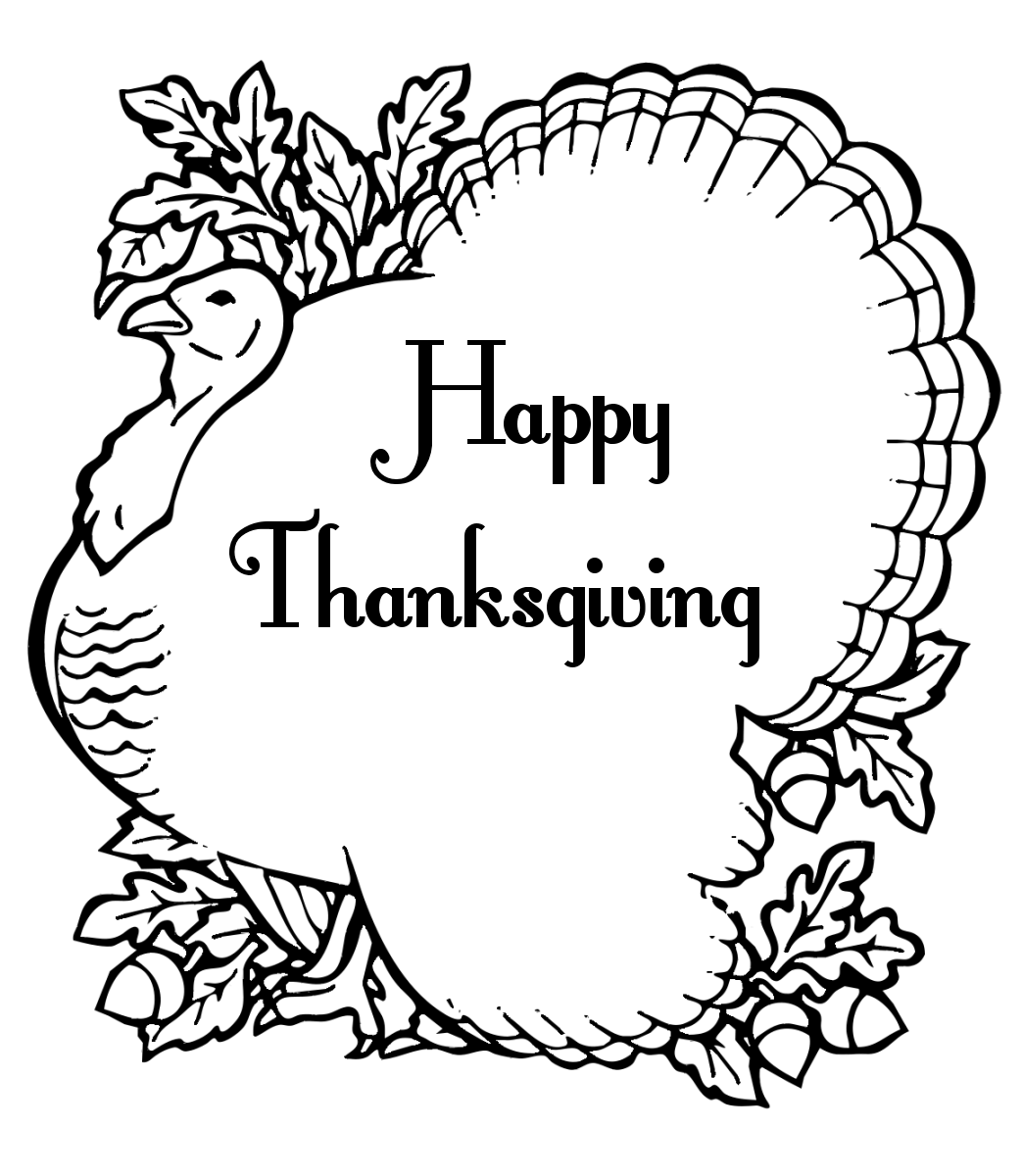 images printable coloring pages for thanksgiving - photo #9