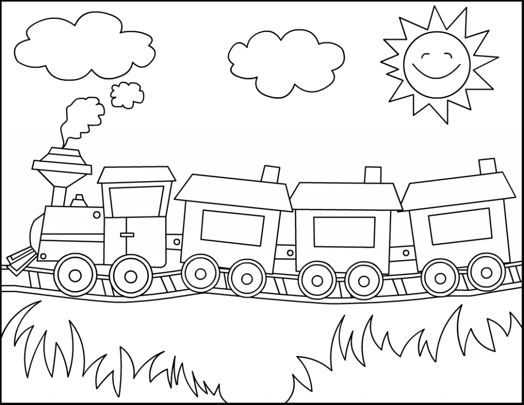 railroad coloring pages - photo #27