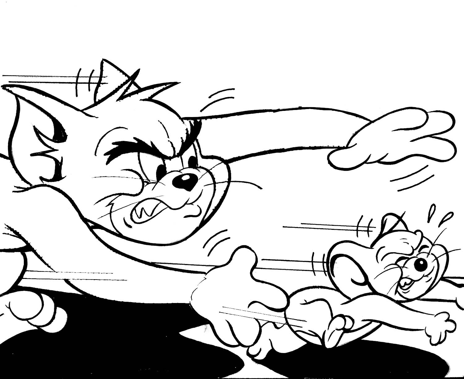 Free Printable Tom And Jerry Coloring Pages For Kids