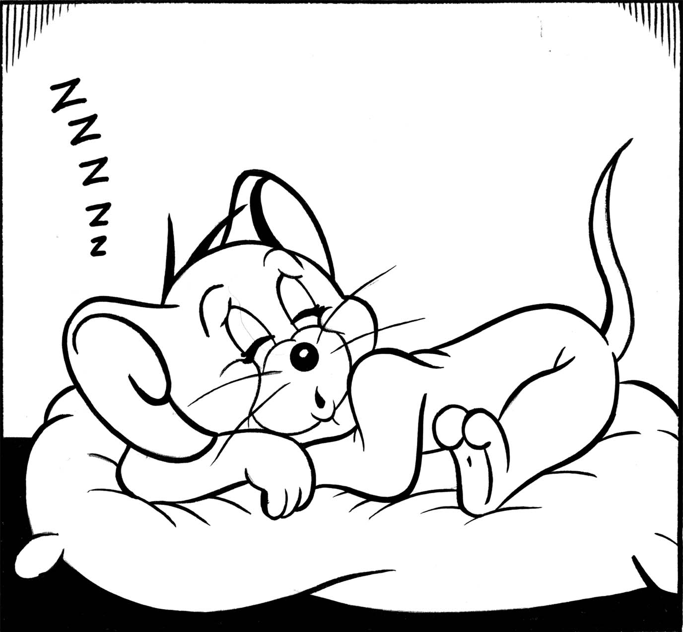 Free Printable Tom And Jerry Coloring Pages For Kids