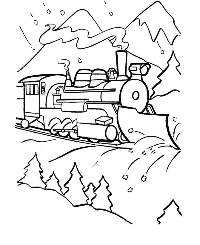 railroad coloring pages - photo #34