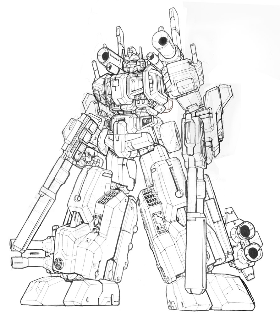 transformer coloring pages free - photo #19