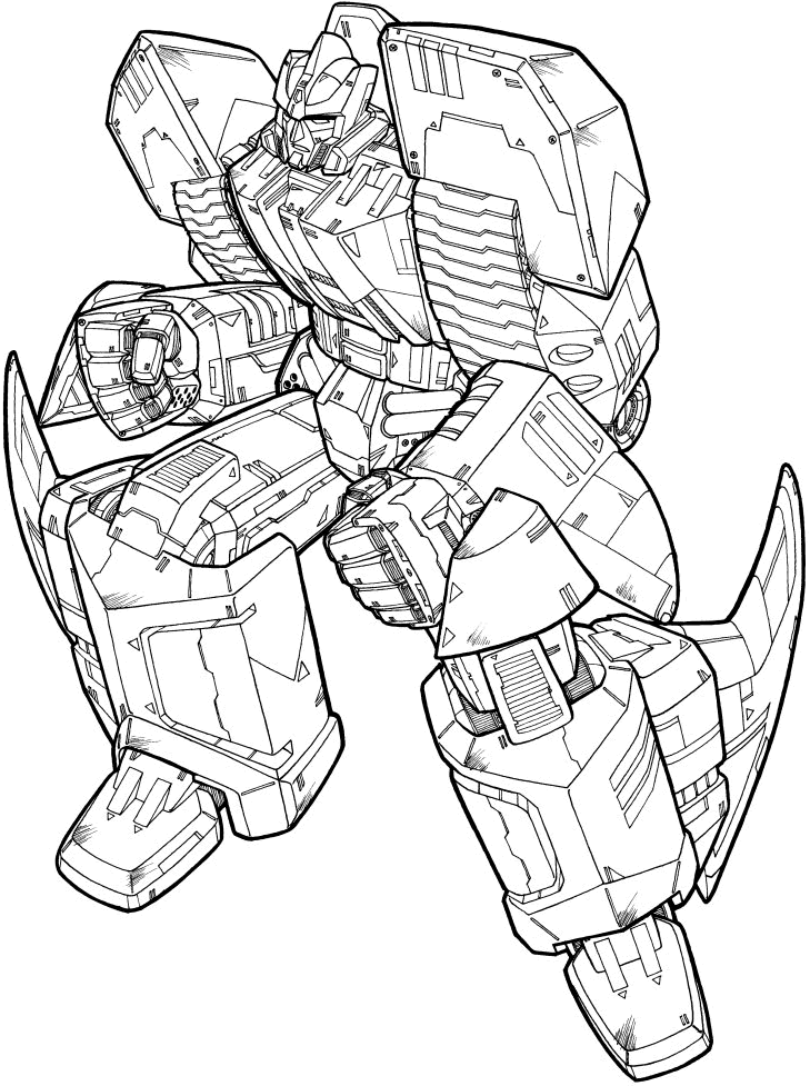 Free Printable Transformers Coloring Pages For Kids