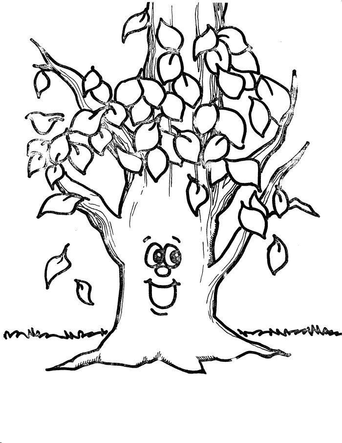 Free Printable Tree Coloring Pages For Kids