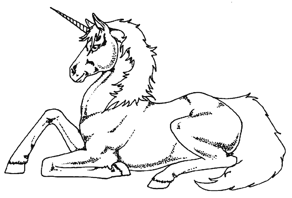 unicorn coloring pages to print - photo #5