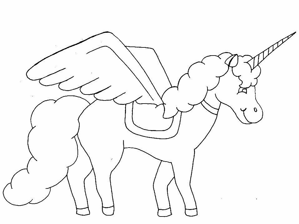 unicorn coloring pages to print - photo #23
