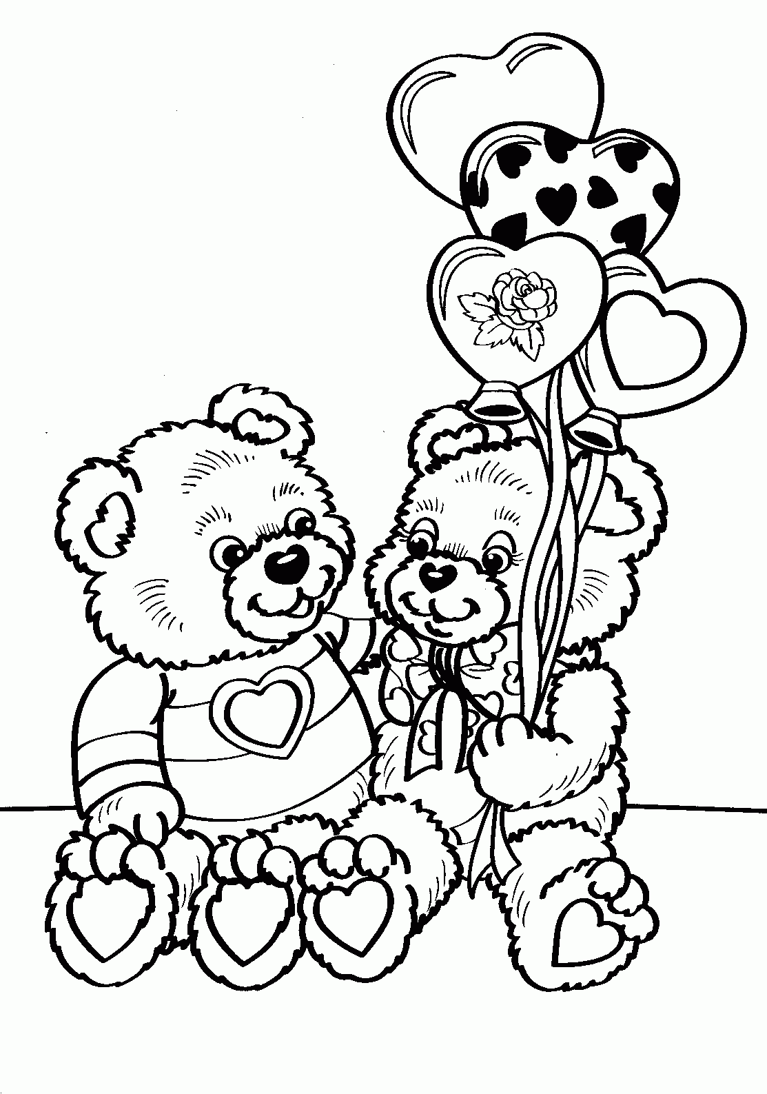 valentine coloring pages toddlers - photo #20