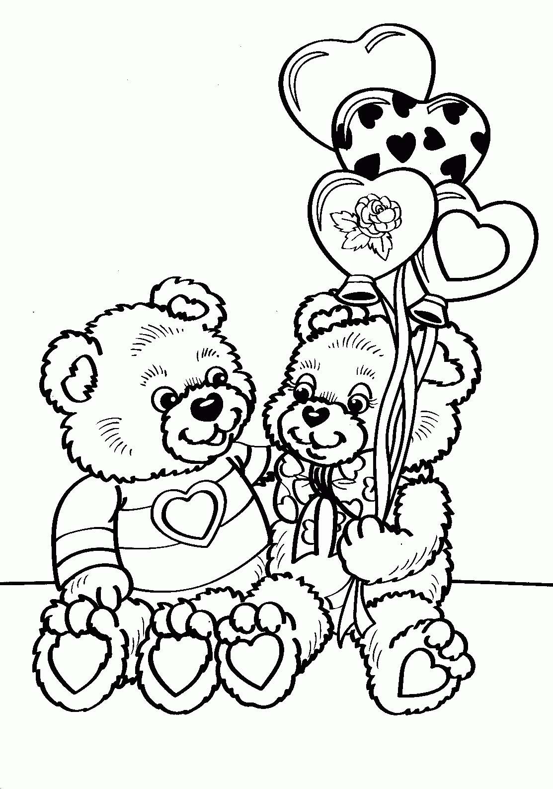 valentine coloring pages for kids to print - photo #24