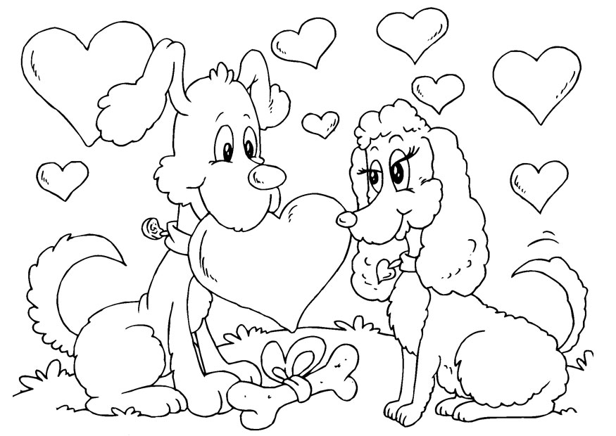 valentines coloring pages free kids - photo #27