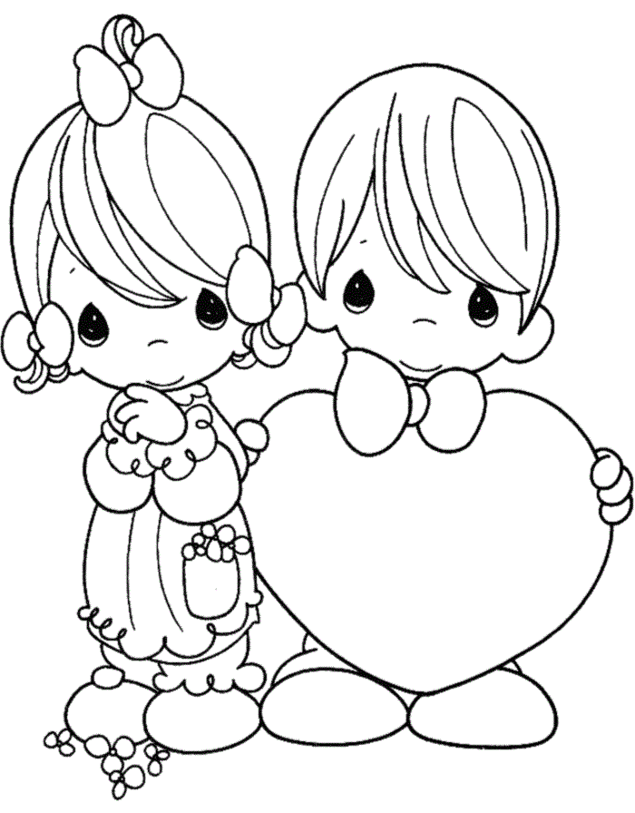 valentine day coloring pages for toddler - photo #8