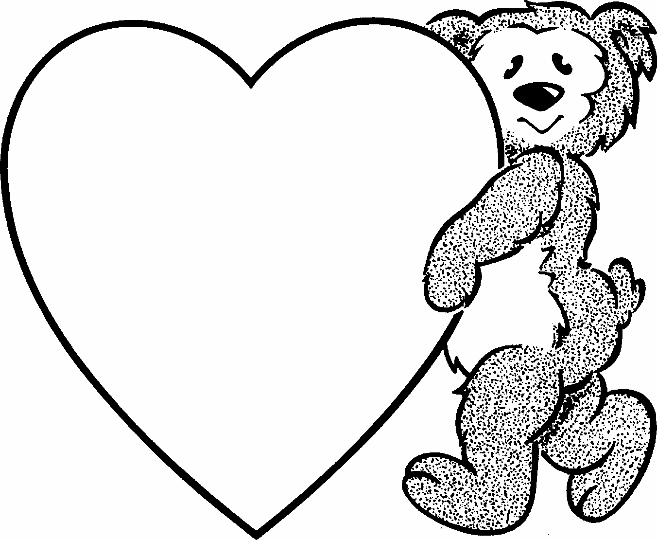 valentine coloring pages for preschoolers - photo #33