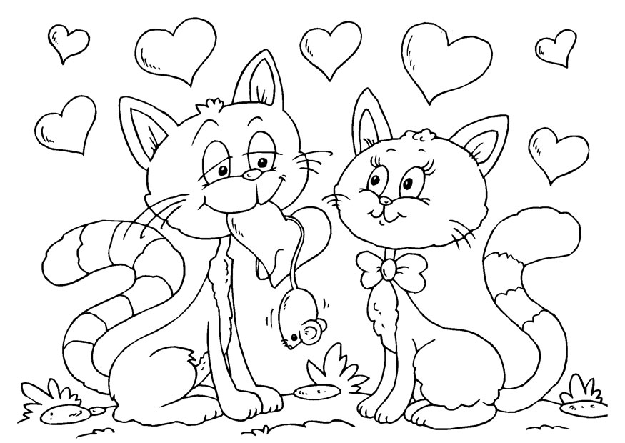 valentines coloring pages free kids - photo #48