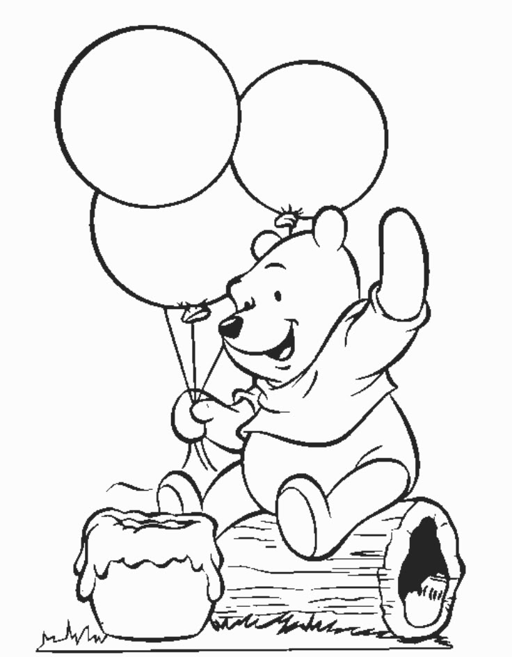 Free Printable Winnie The Pooh Coloring Pages For Kids