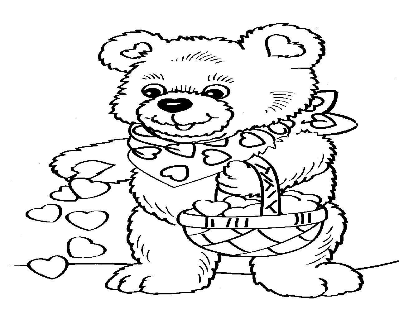 valentine coloring pages for child - photo #19
