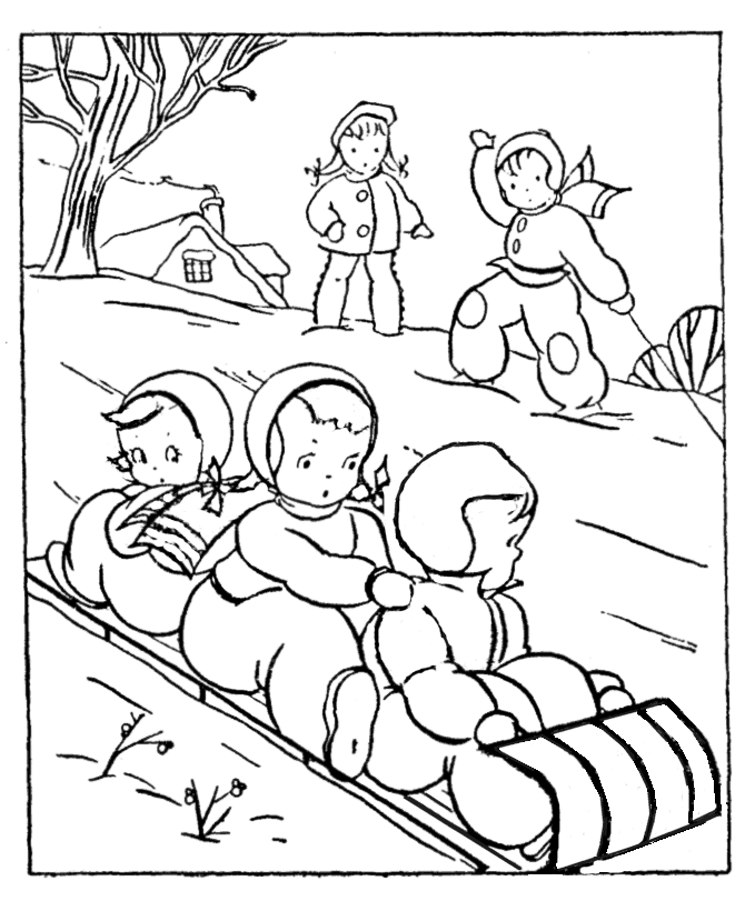january winter printable coloring pages - photo #29