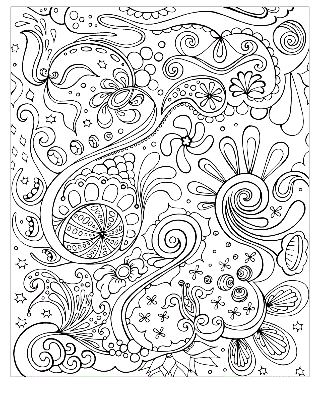 abstract art coloring pages for kids - photo #23