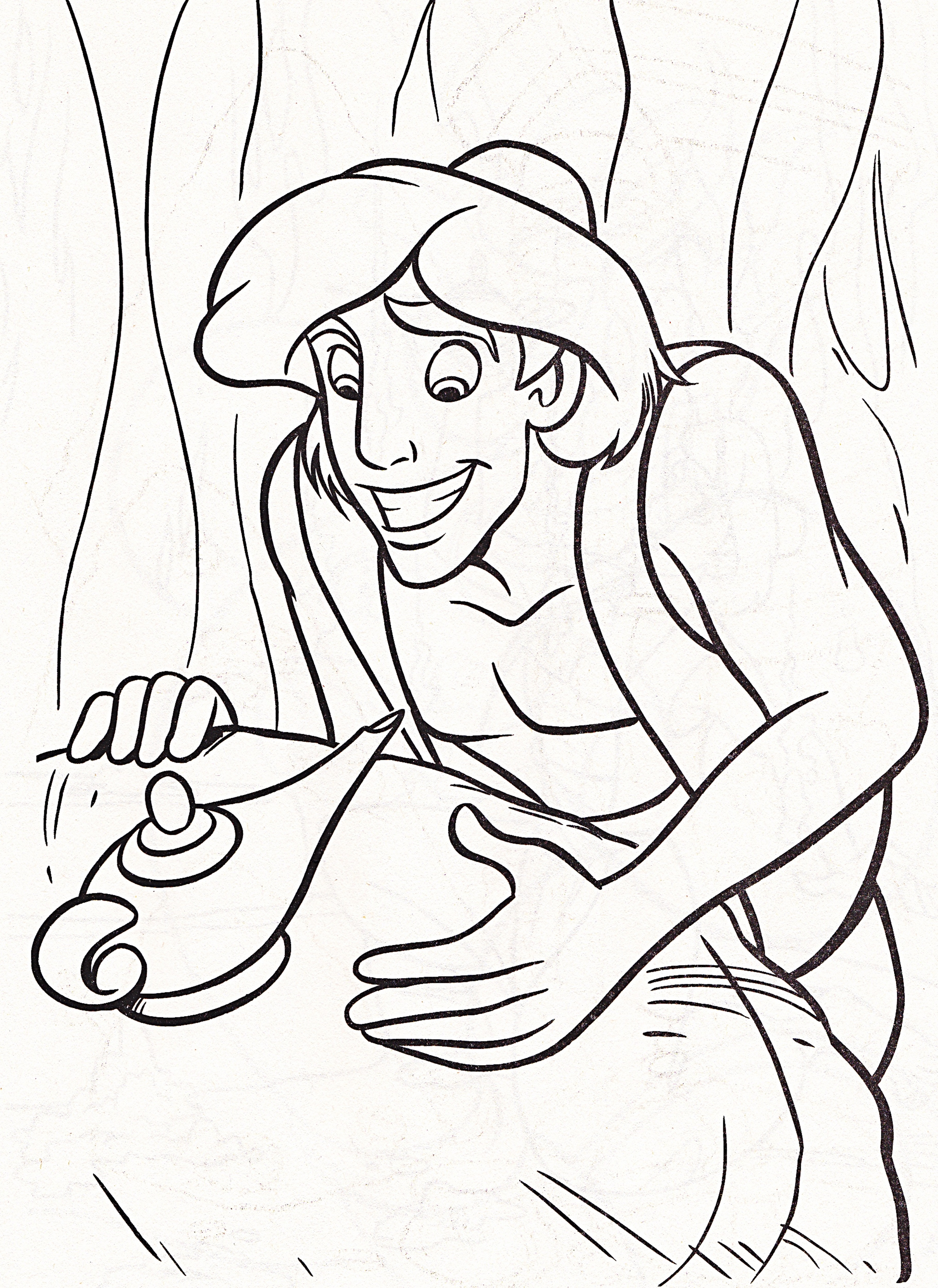 Free Printable Aladdin Coloring Pages For Kids