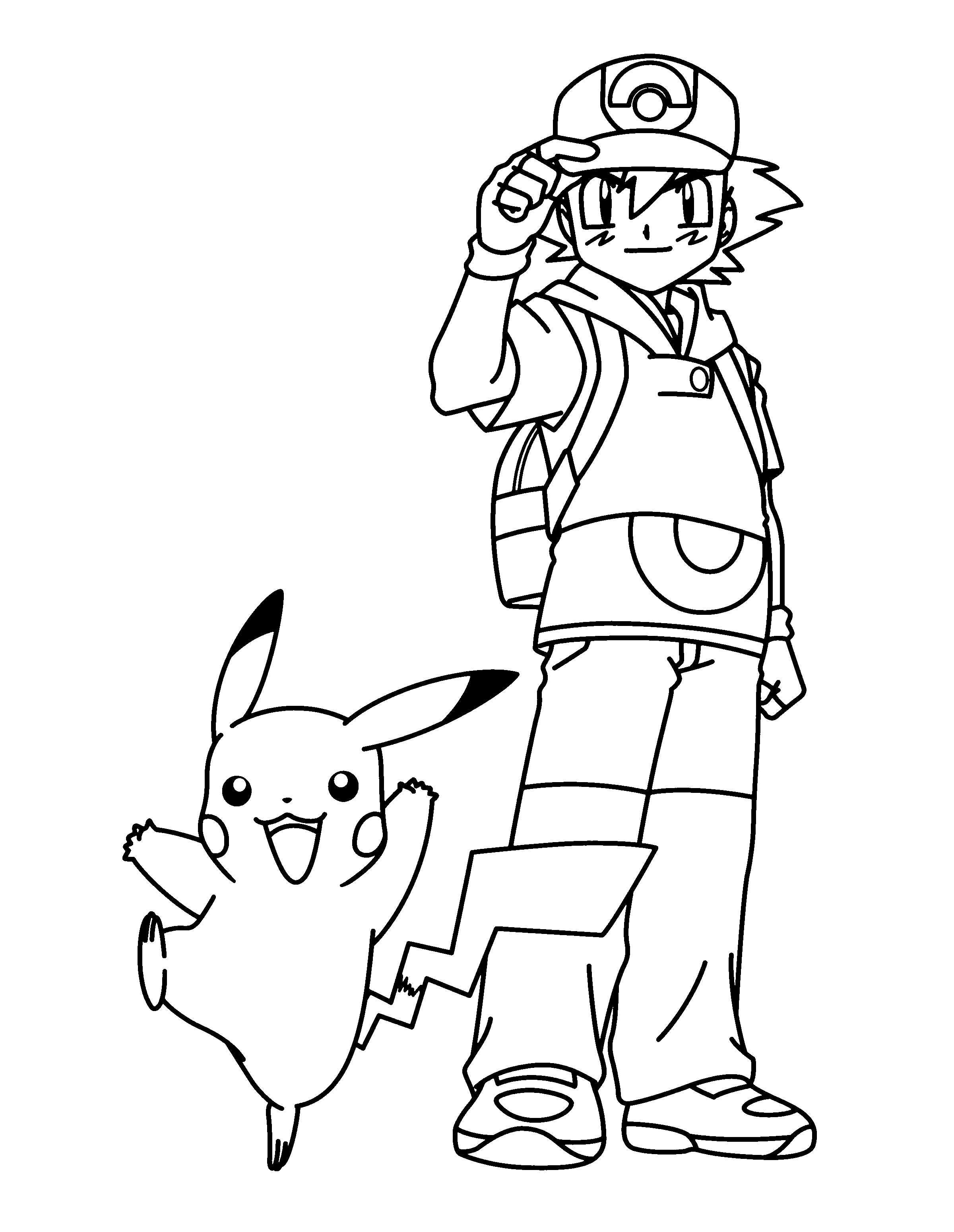 Pokemon Coloring Pages. Join your favorite Pokemon on an