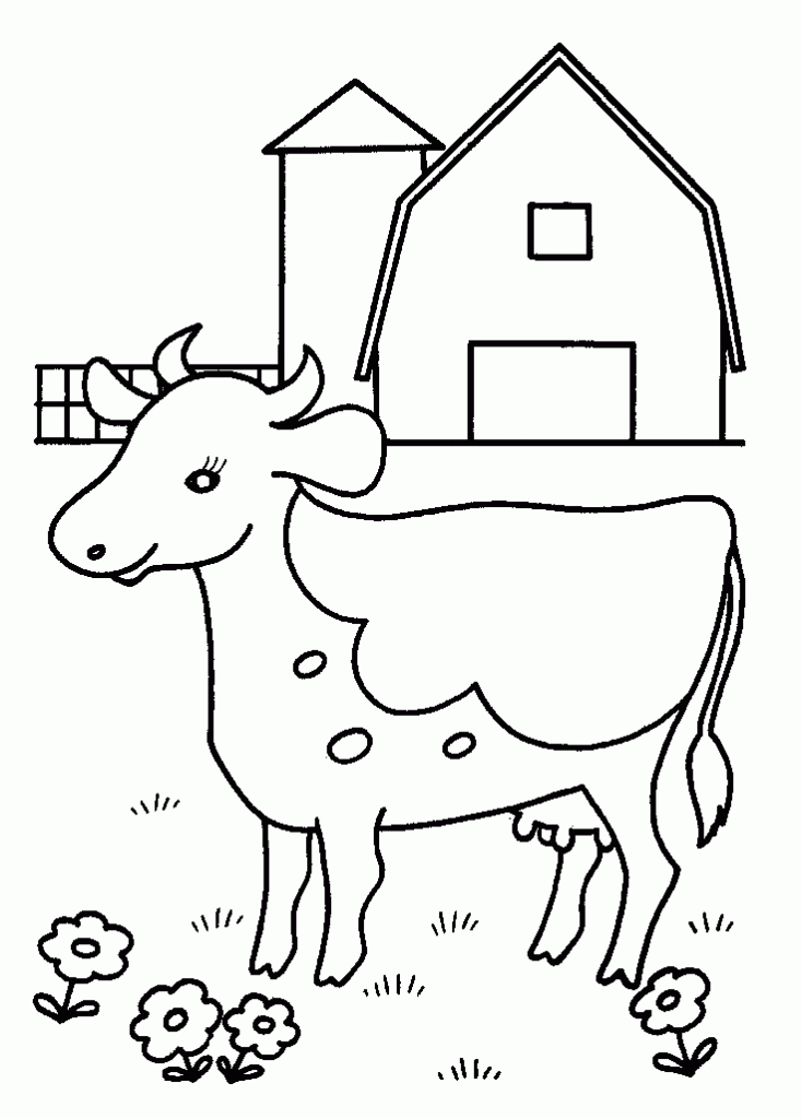 baby cow coloring pages - photo #8