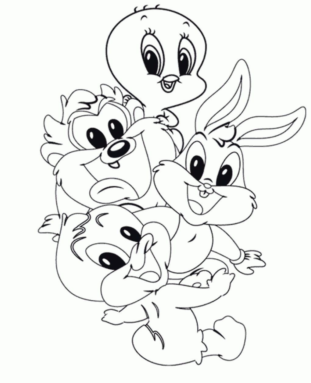 looney toons christmas coloring pages - photo #49