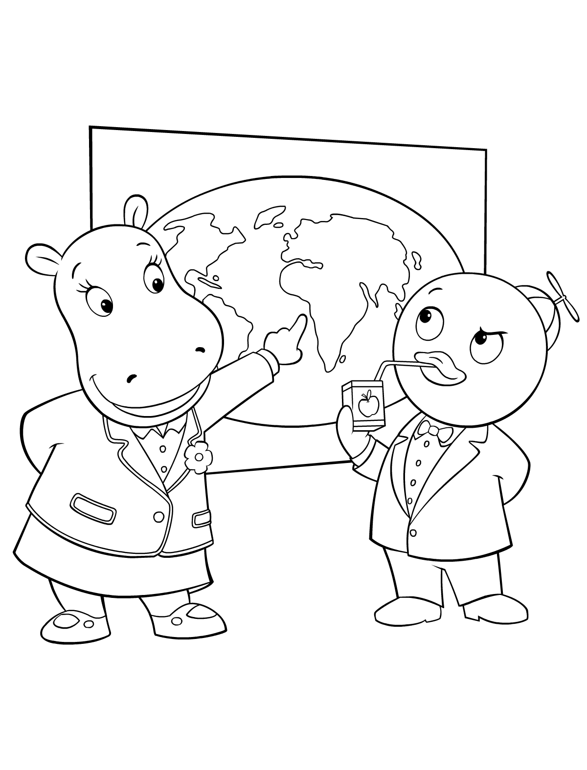 backyardigans coloring book pages - photo #28