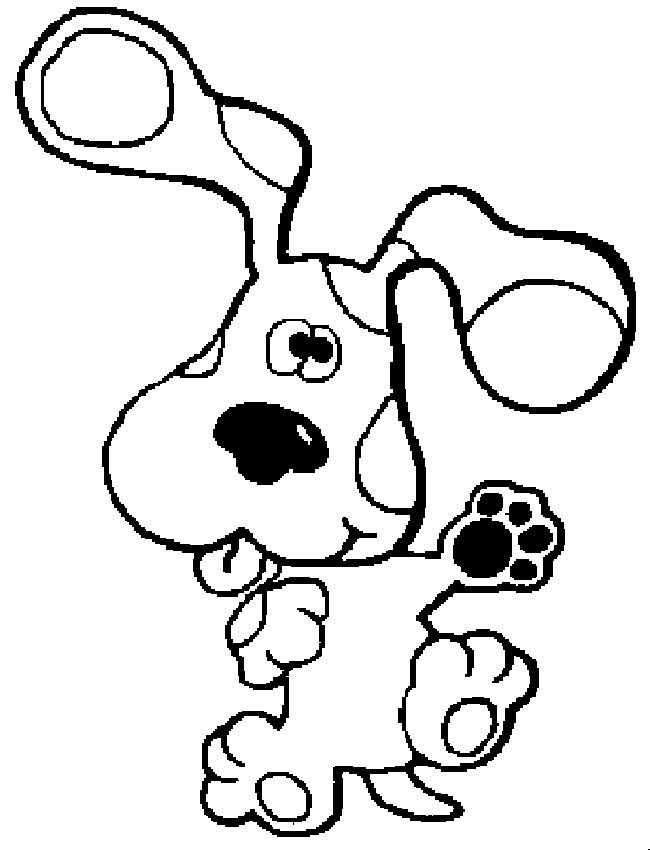 magenta blues clues coloring pages - photo #26
