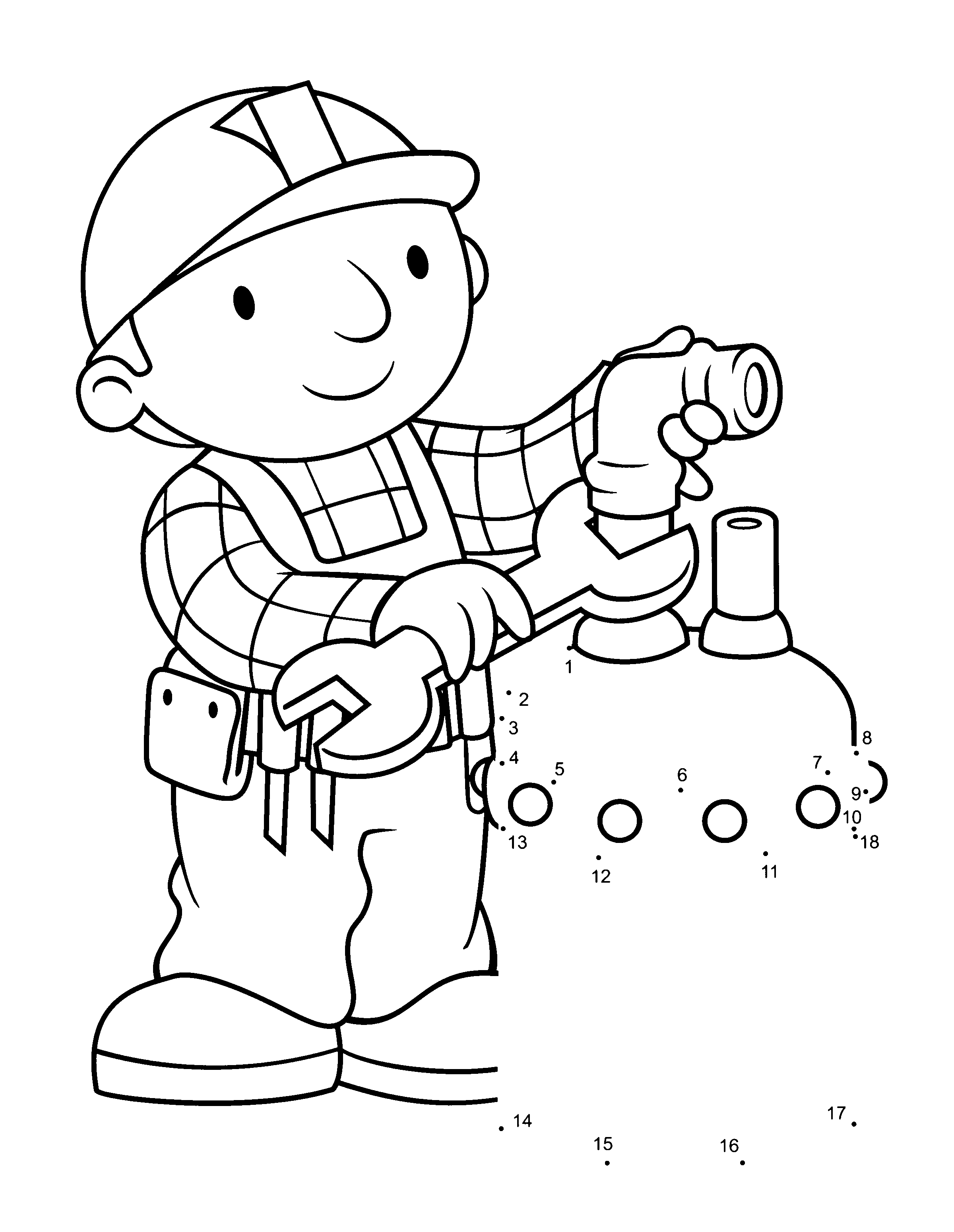 Free Printable Bob The Builder Coloring Pages For Kids